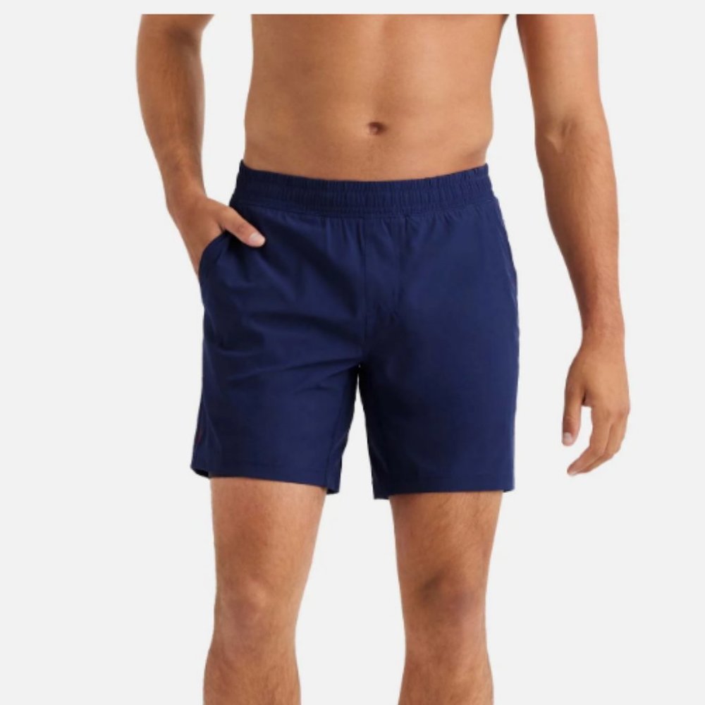Rhone Mako Short Lined - Navy XL - 7"